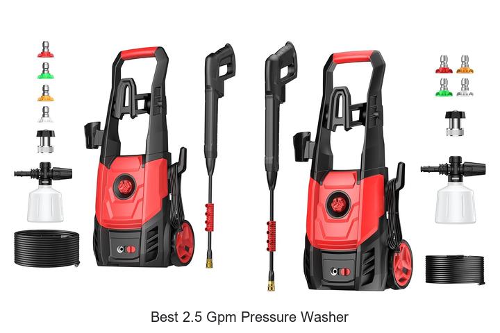 Top 12 Best 2.5 GPM Pressure Washer That Will Blow You Away