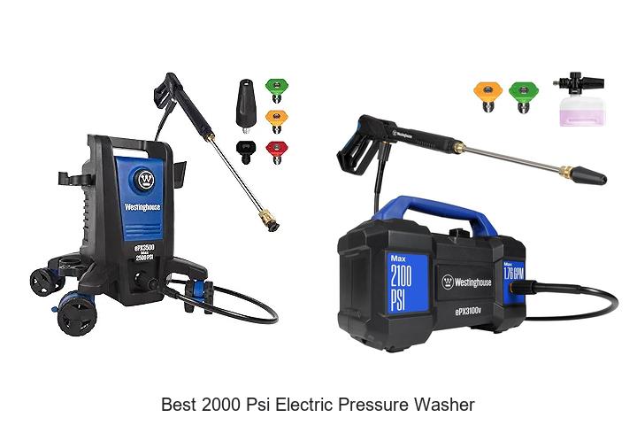 Top 12 Best 2000 PSI Electric Pressure Washer Deals Today!