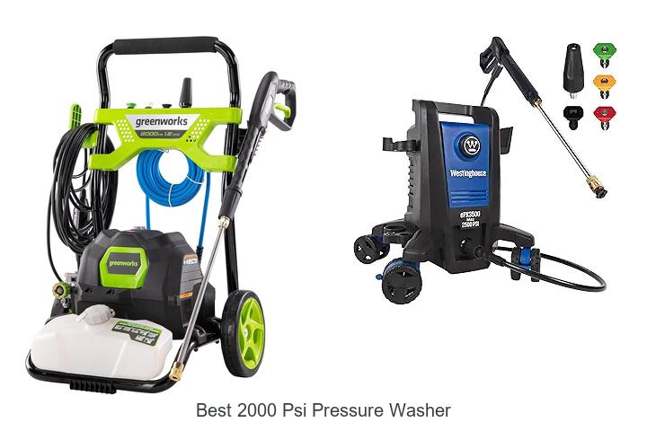 Top 12 Best 2000 PSI Pressure Washer That Will Blow You Away
