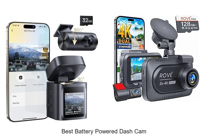Top 12 Best Battery Powered Dash Cam You Can’t Miss!