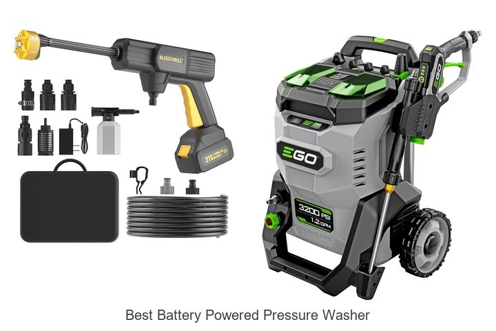 Top 12 Best Battery Powered Pressure Washer You Must Try!