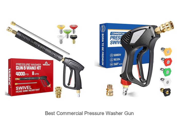 Top 12 Best Commercial Pressure Washer Gun That Will WOW You