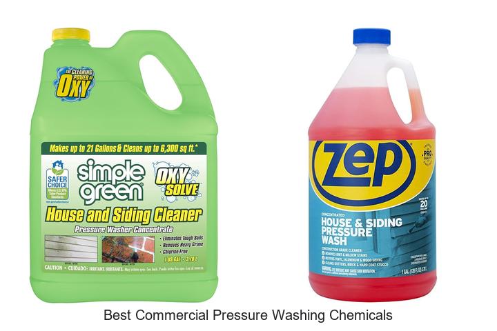 Top 12 Best Commercial Pressure Washing Chemicals Revealed!