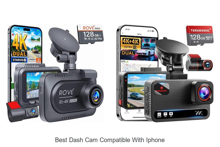 Top 12 Best Dash Cam Compatible With iPhone You Need Now