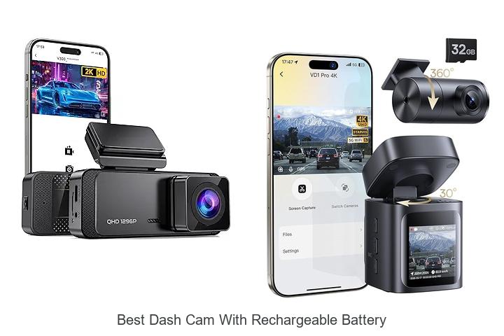 Top 12 Best Dash Cam With Rechargeable Battery You Need Now!