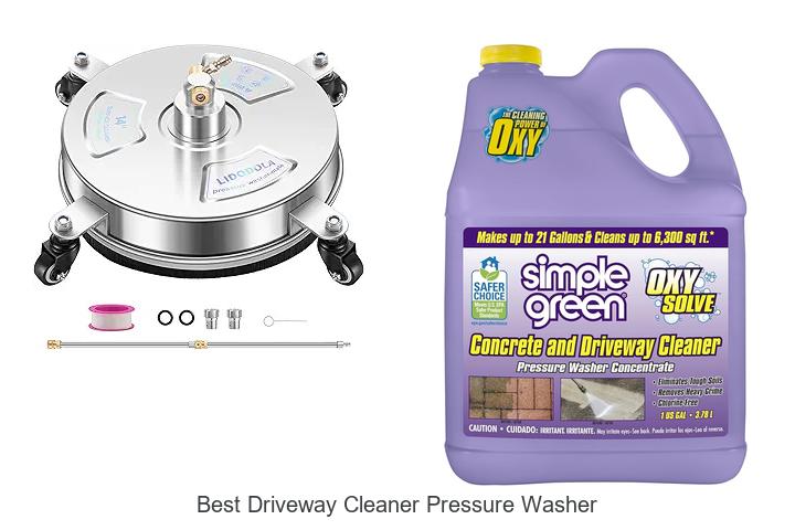 Top 12 Best Driveway Cleaner Pressure Washer For Sparkling Results