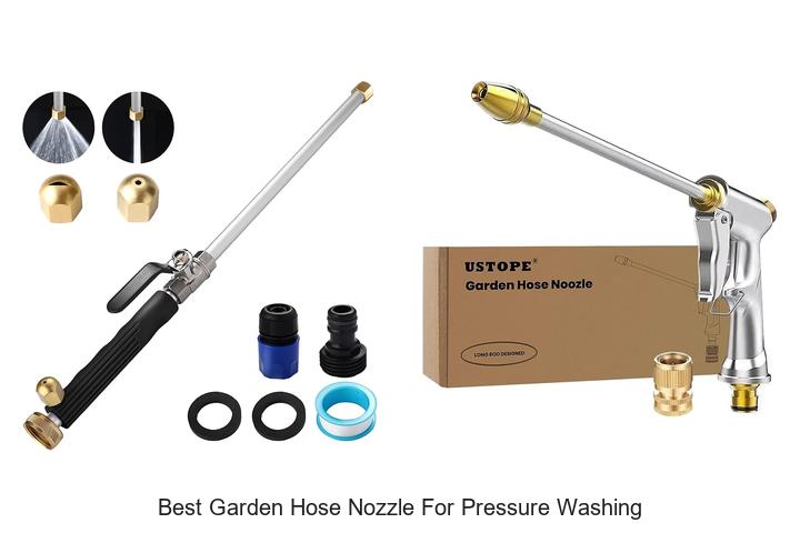 Top 12 Best Garden Hose Nozzle for Pressure Washing Tips
