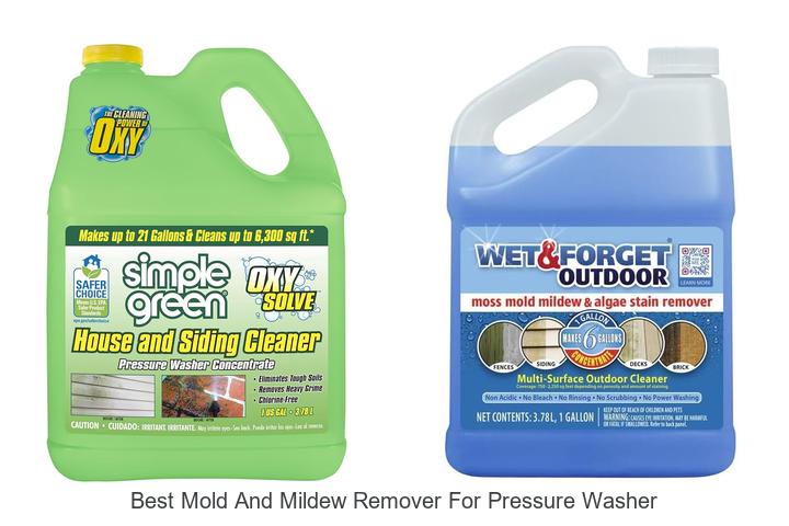 Top 12 Best Mold And Mildew Remover For Pressure Washer That Work Fast