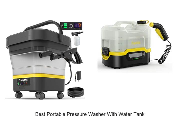 Top 12 Best Portable Pressure Washer With Water Tank Revealed!
