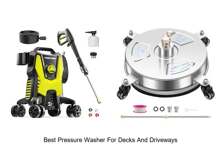 Top 12 Best Pressure Washer For Decks And Driveways Reviewed
