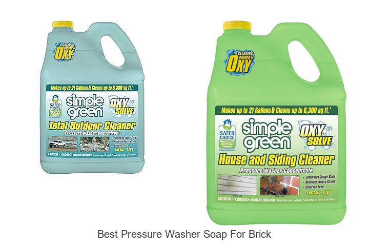 Top 12 Best Pressure Washer Soap for Brick That Cleans Fast