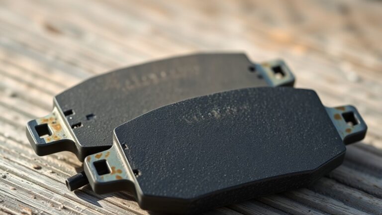 brake pads appearance and shape