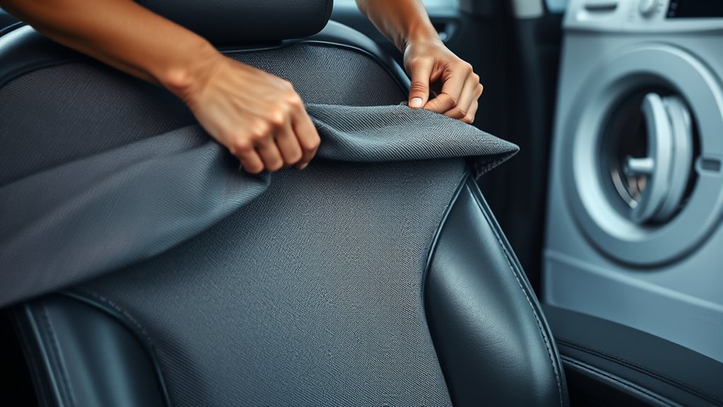 can you wash car seats