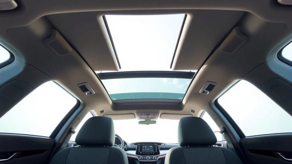 cruise vehicle headroom with moonroof