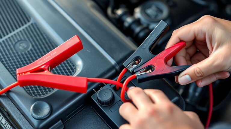 disconnect jumper cables safely