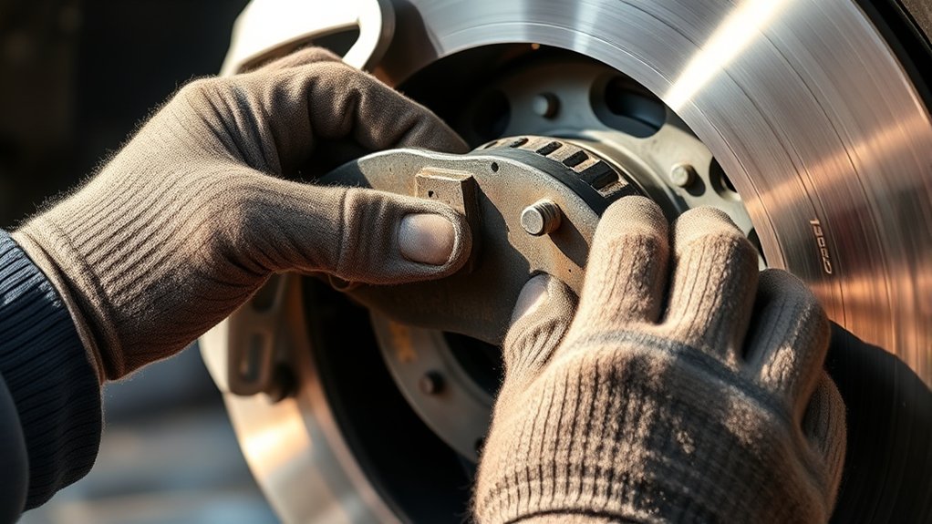 ease of changing brake pads