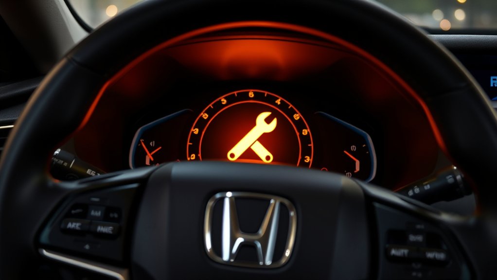 honda wrench light meaning explained