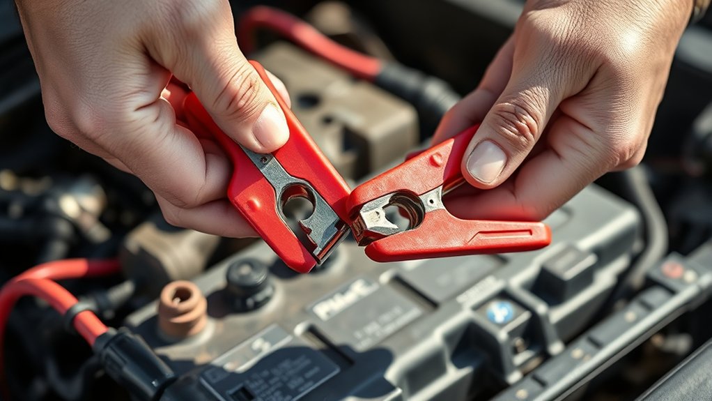 how connect jumper cables