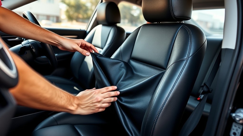 how to install car seat covers