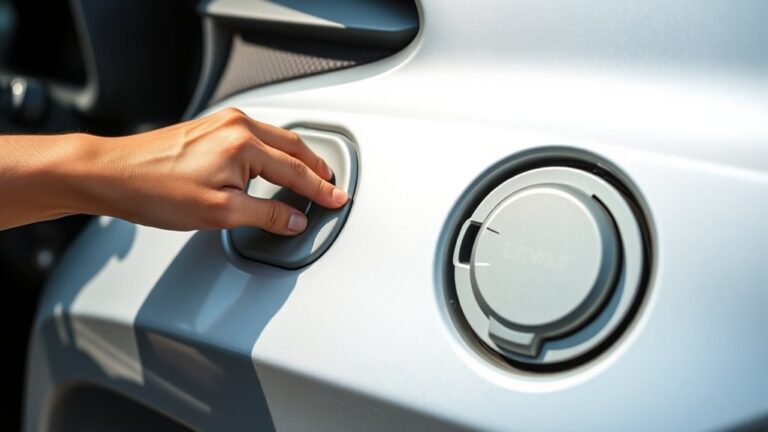 how to open gas tank rav4