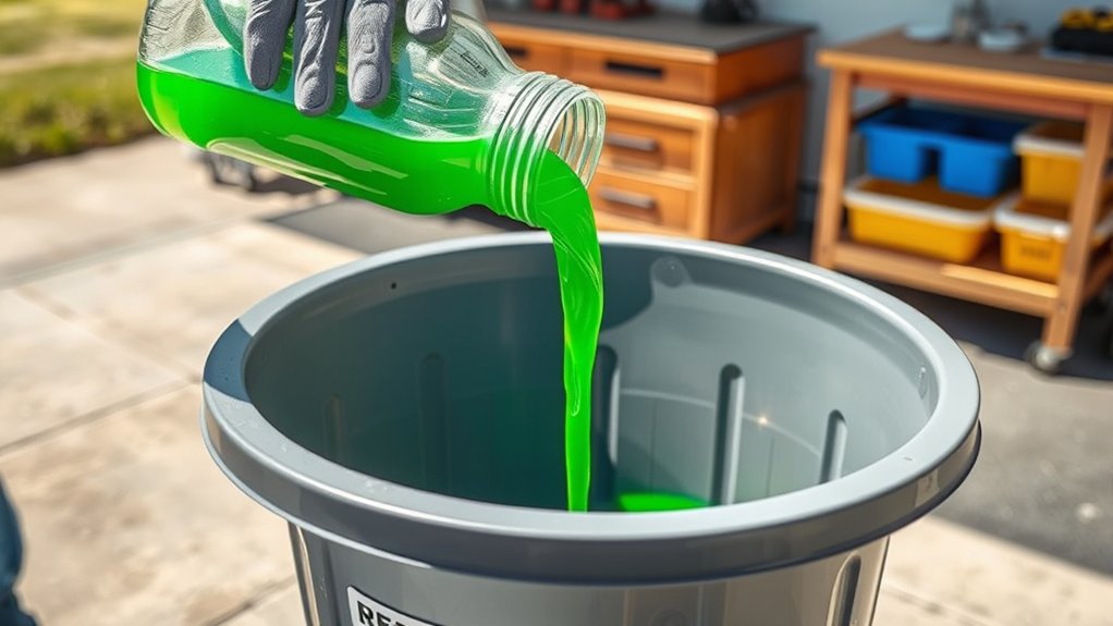 how to responsibly dispose coolant