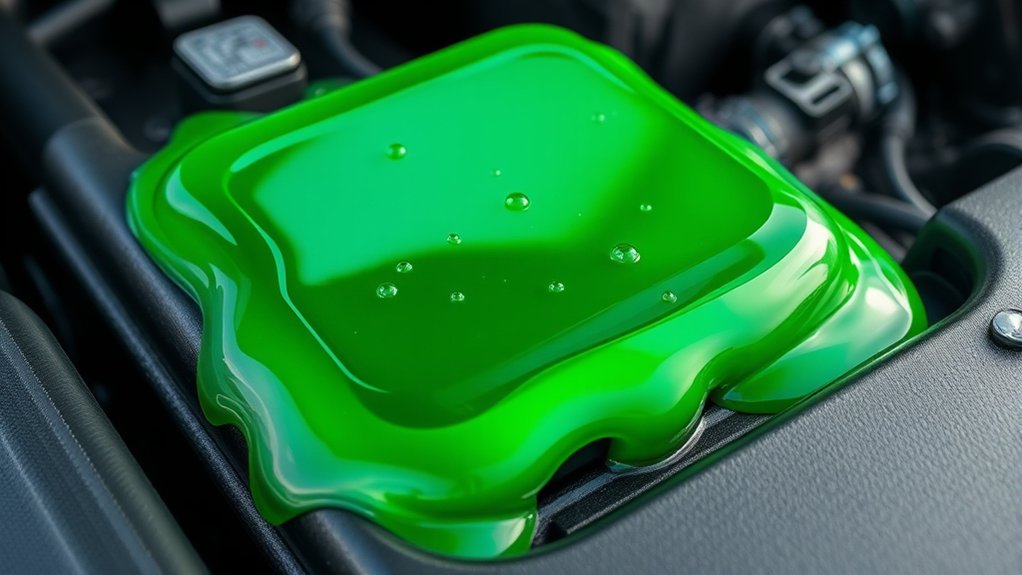 overfilling coolant causes leaks and damage