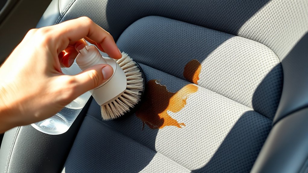 removing car seat stains effectively and safely