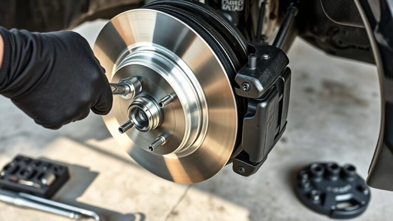 replacing brake pads and rotors