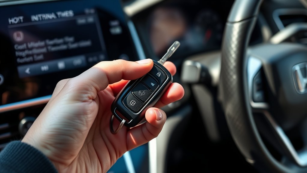 starting honda accord with dead key fob