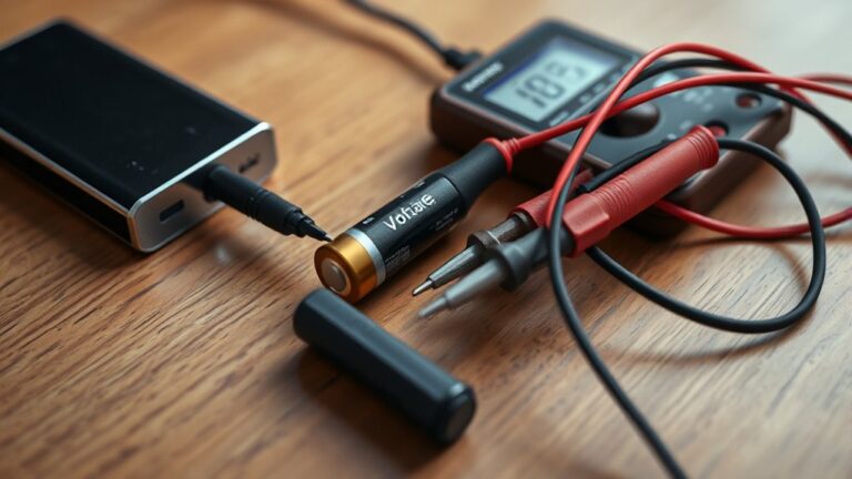 testing a battery charger procedure