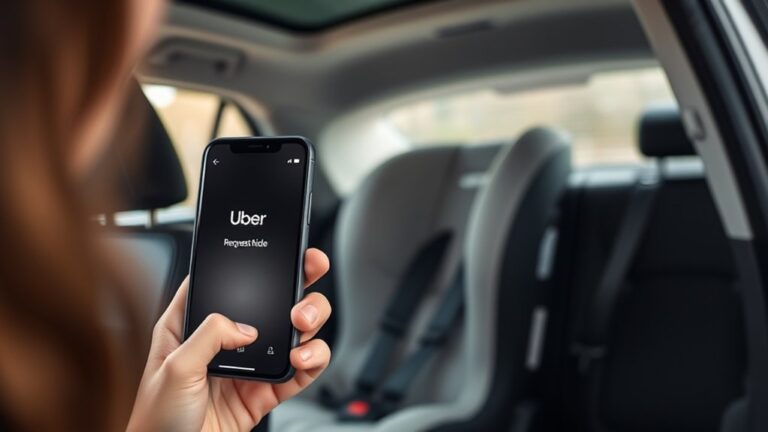 uber ride with car seat request