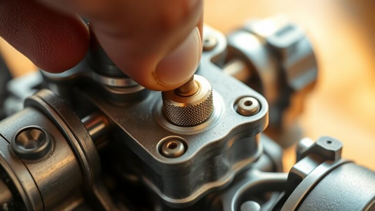 adjust air fuel mixture screw