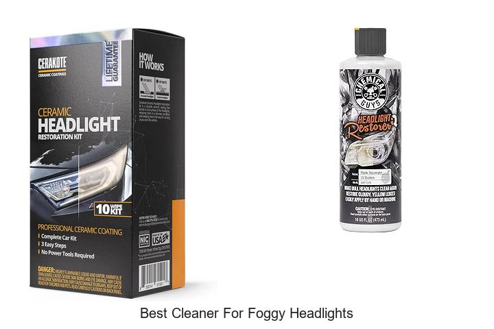 Top 12 Best Cleaner For Foggy Headlights That Works Fast!