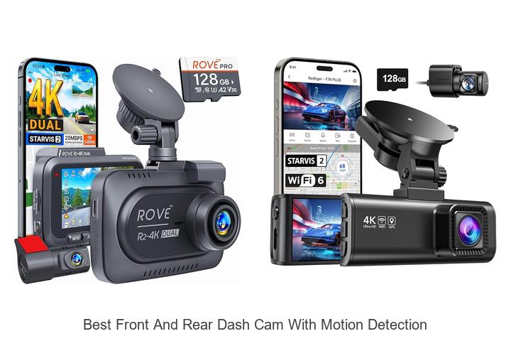 Top 12 Best Front And Rear Dash Cam With Motion Detection