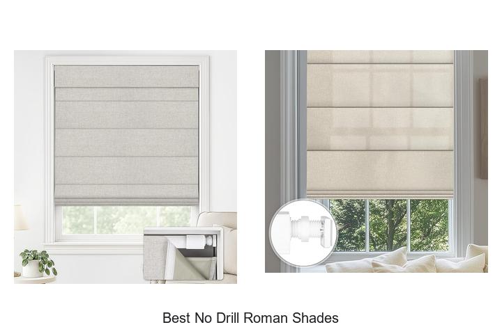 Top 12 Best No Drill Roman Shades You Can’t Miss Today