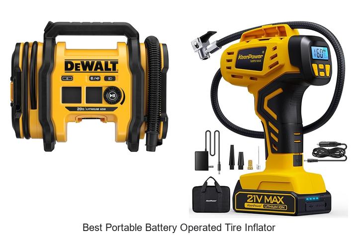 Top 12 Best Portable Battery Operated Tire Inflator To Buy Now