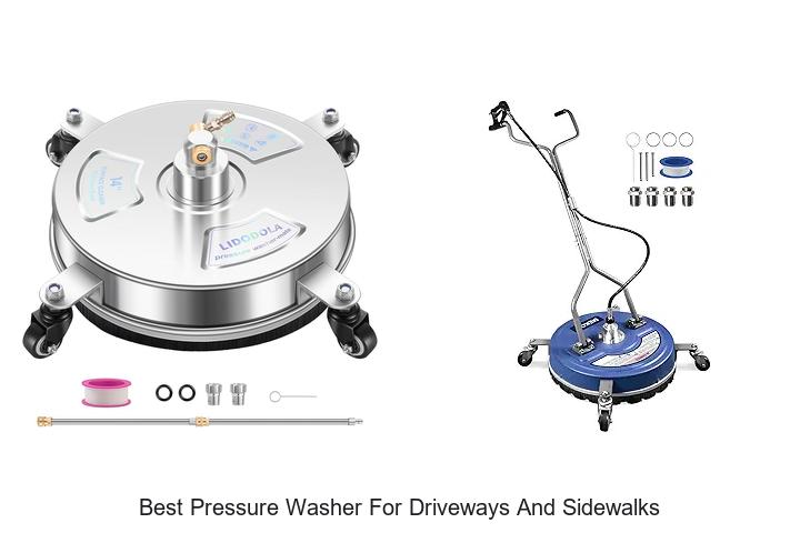 Top 12 Best Pressure Washer For Driveways And Sidewalks Revealed!