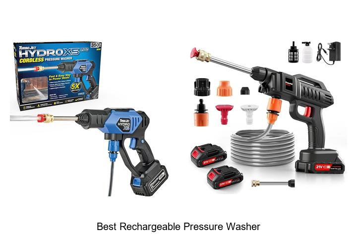 Top 12 Best Rechargeable Pressure Washer You Need Now