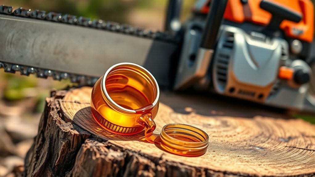 can i use chainsaw oil