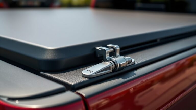 can you lock tonneau cover
