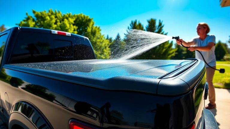 can you wash tonneau cover