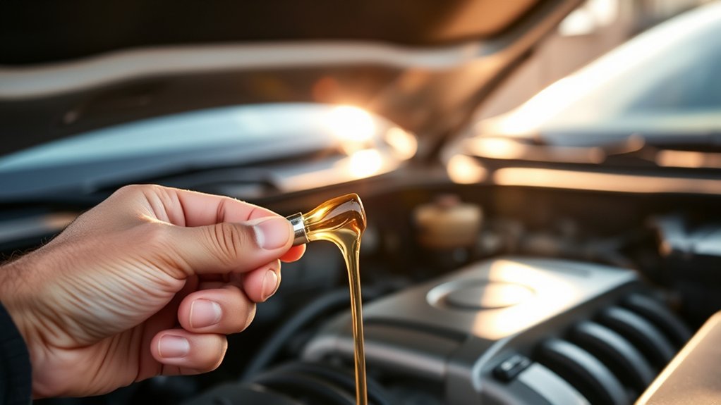 check oil after driving