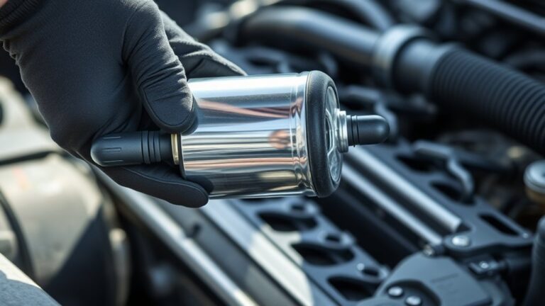 disconnecting the fuel filter procedure