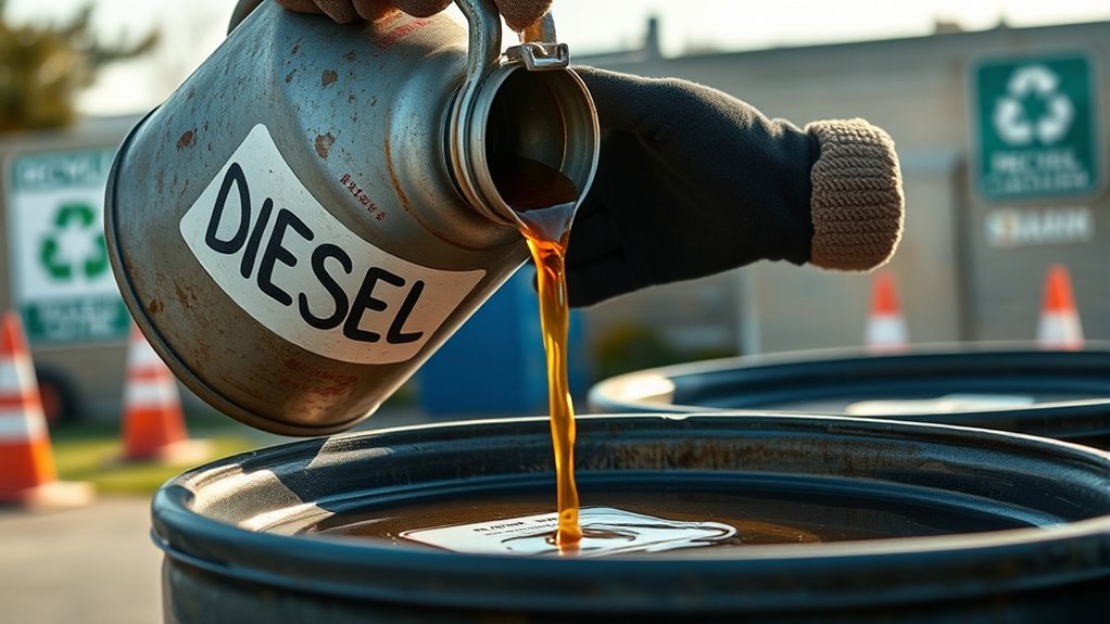 disposing diesel fuel safely and environmentally