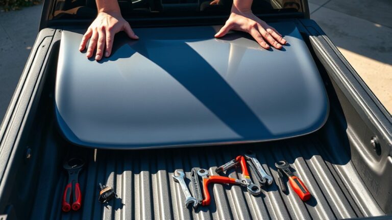 fiberglass tonneau cover installation instructions