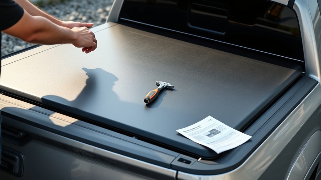 how hard to install tonneau cover