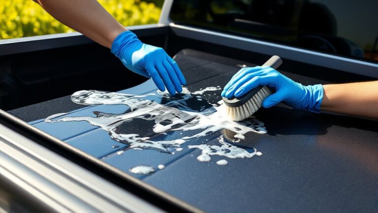 how to clean tonneau cover