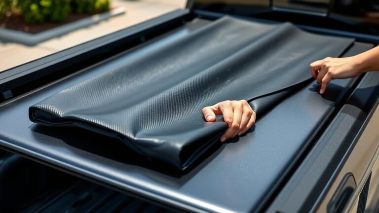 how to fold truck tonneau cover