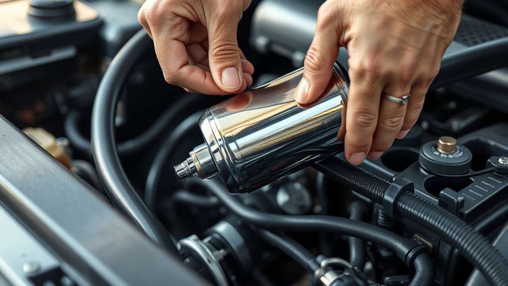 how to install a fuel filter