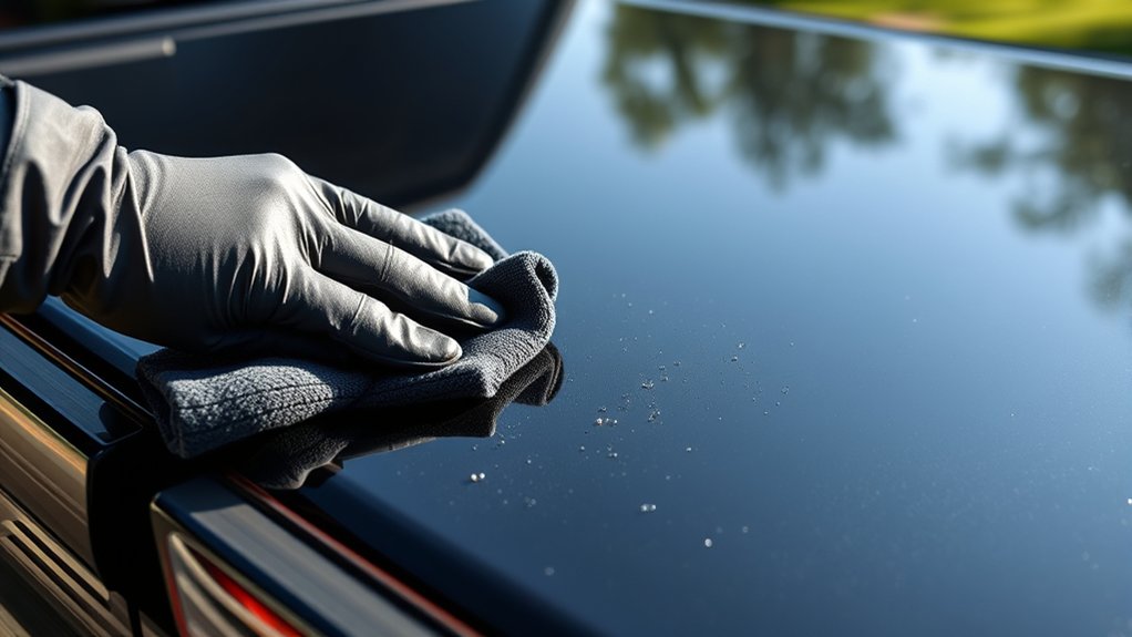 how to make tonneau cover shine